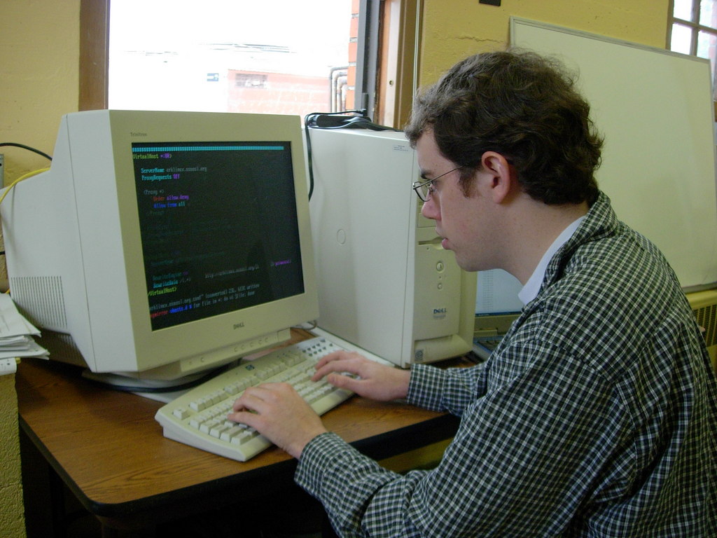 mike configuring mirror
