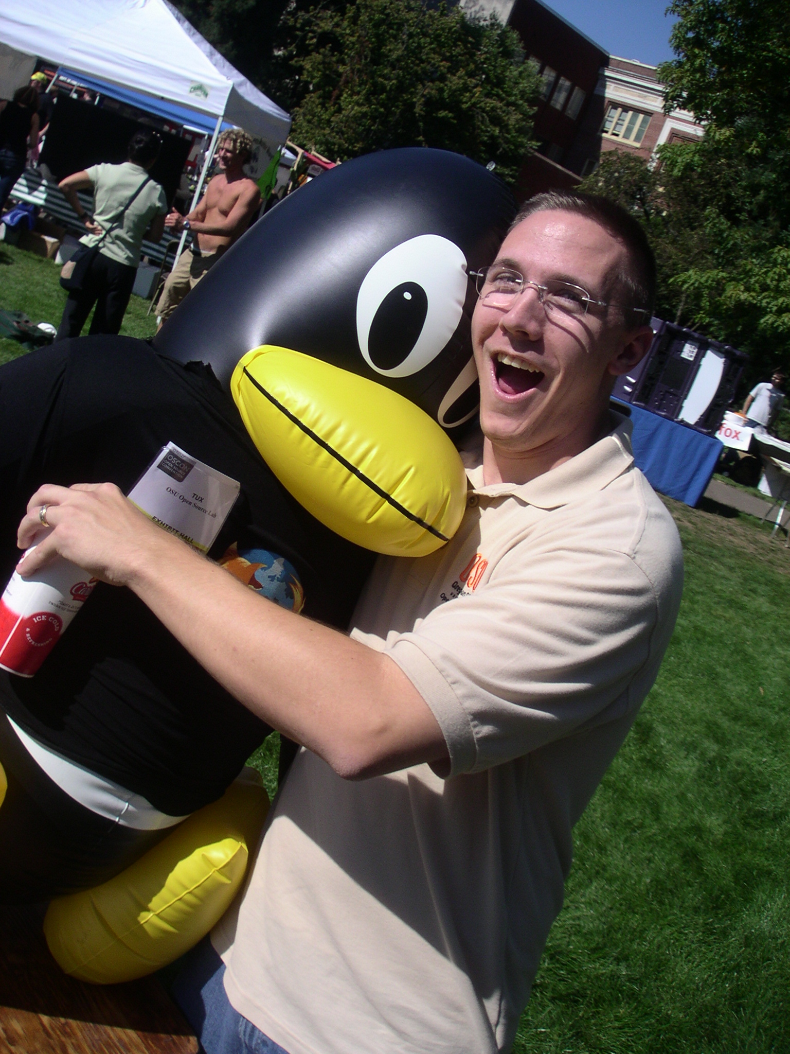 Tux and papa Tux